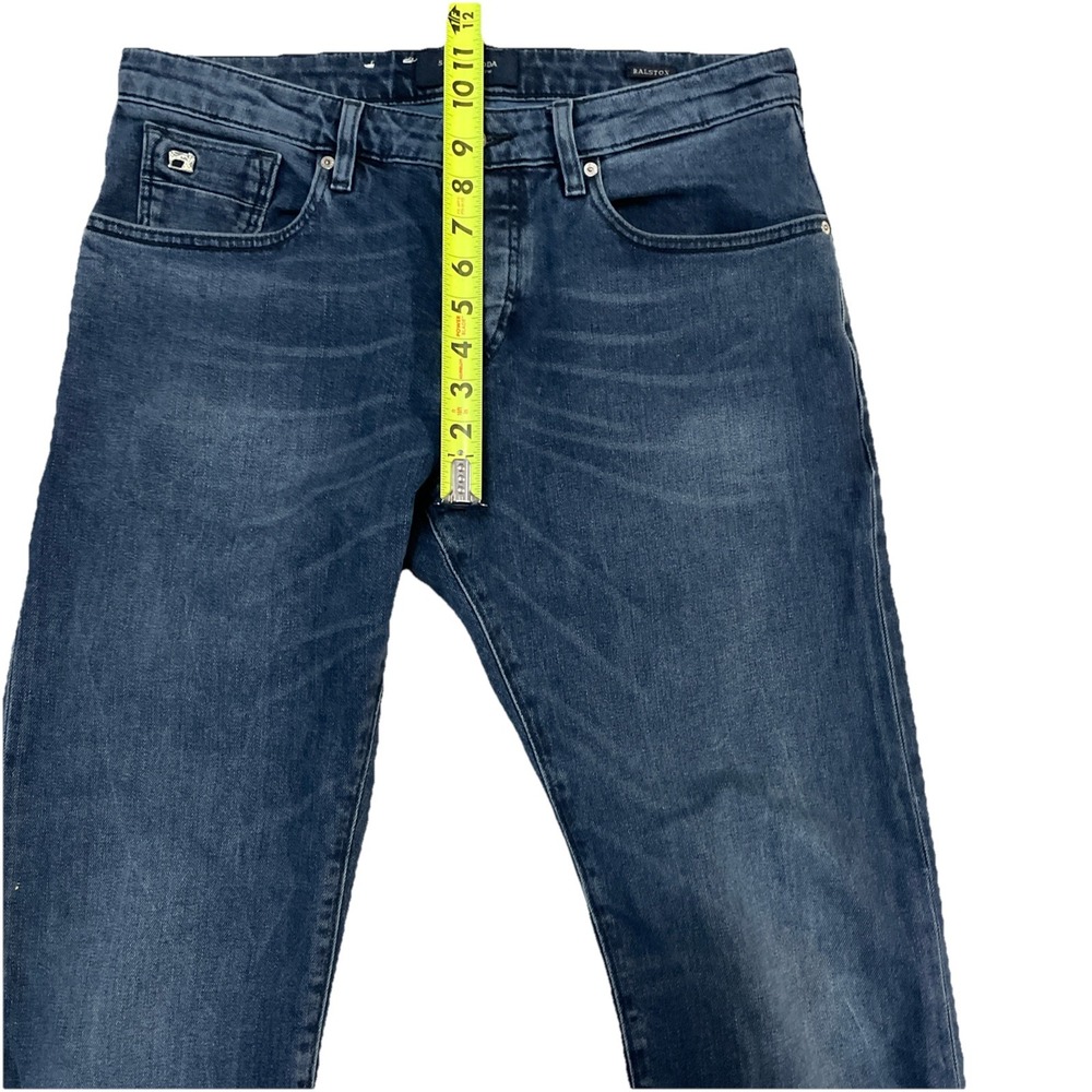 Scotch & Soda Ralston Jeans Mens 33x31 Blue Denim Amsterdam Blauw Straight Leg - Picture 5 of 12